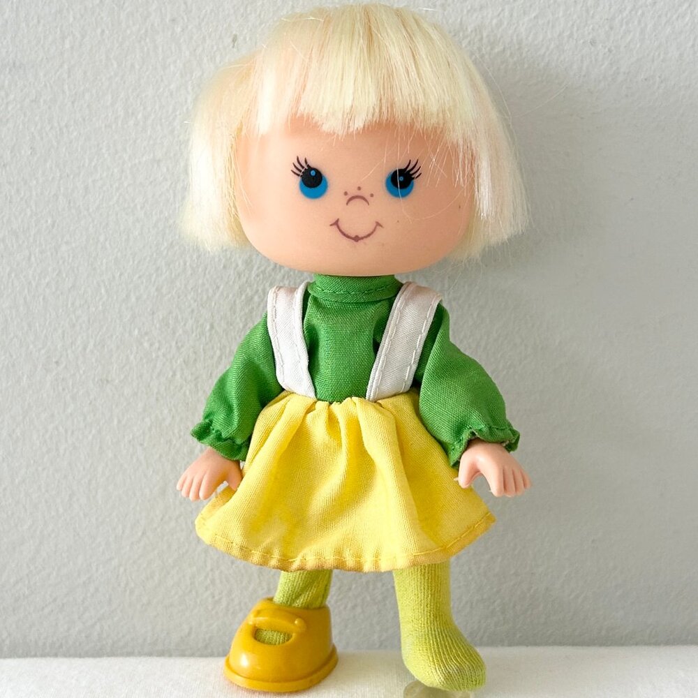Cute Vintage 1981 Jelly Bean LUCY LEMON Doll Toy Scented Figure Lanard Hong Kong